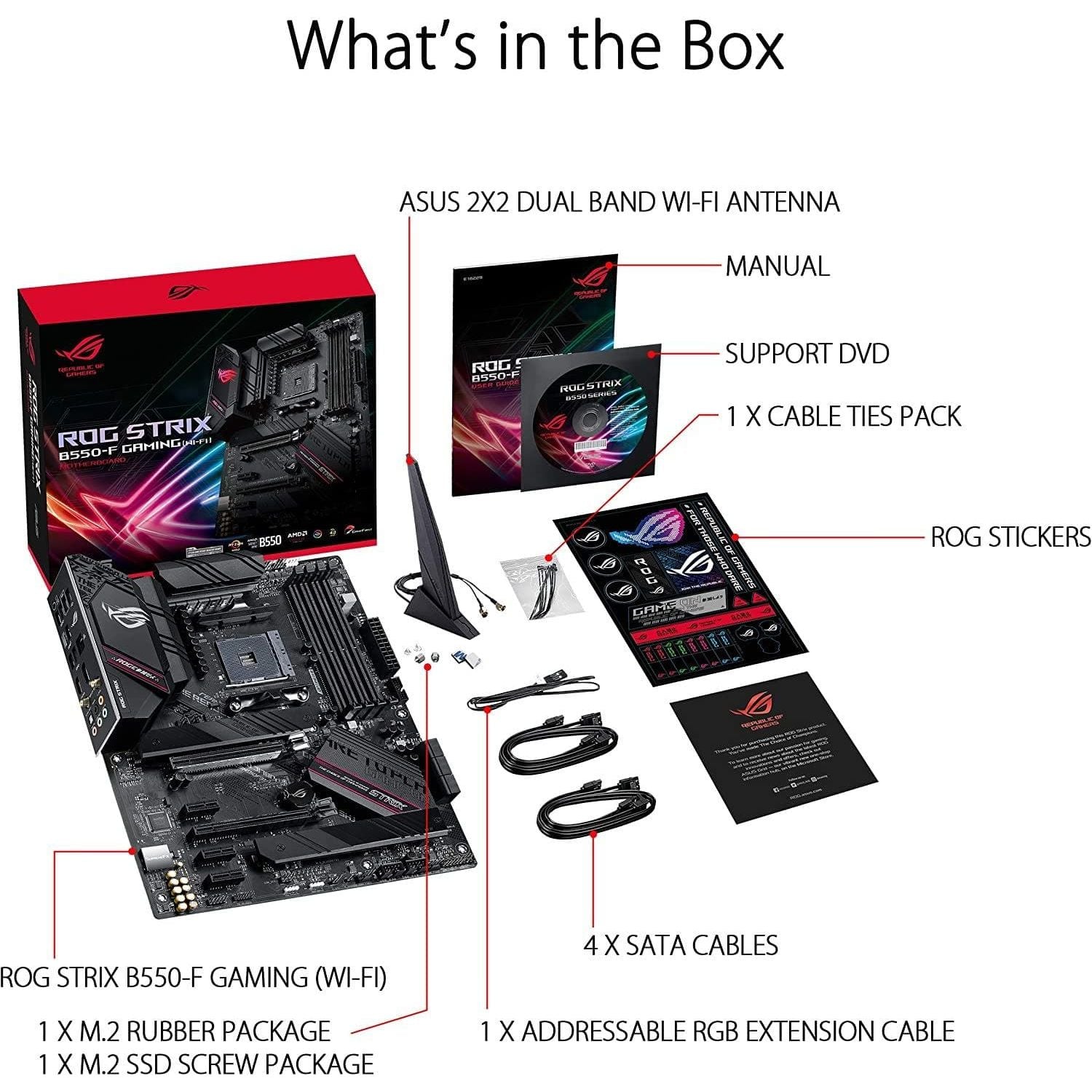 Buy ASUS,Asus ROG STRIX B550-F GAMING(WI-FI) Motherboard PC base AMD AM4 Form factor ATX Motherboard chipset AMD® B550 - Gadcet.com | UK | London | Scotland | Wales| Ireland | Near Me | Cheap | Pay In 3 | Motherboards